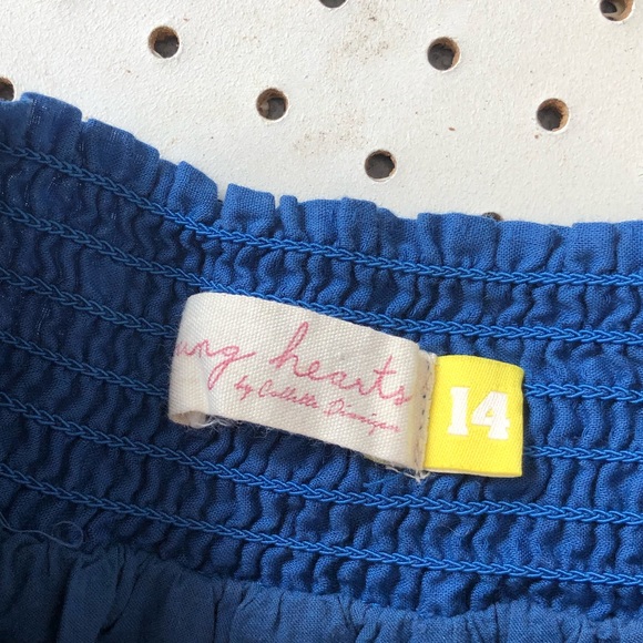 Ladies size 6 YOUNG HEARTS by Collette Dinnigan, Blue skirt, teen girls size 14 - Picture 5 of 6